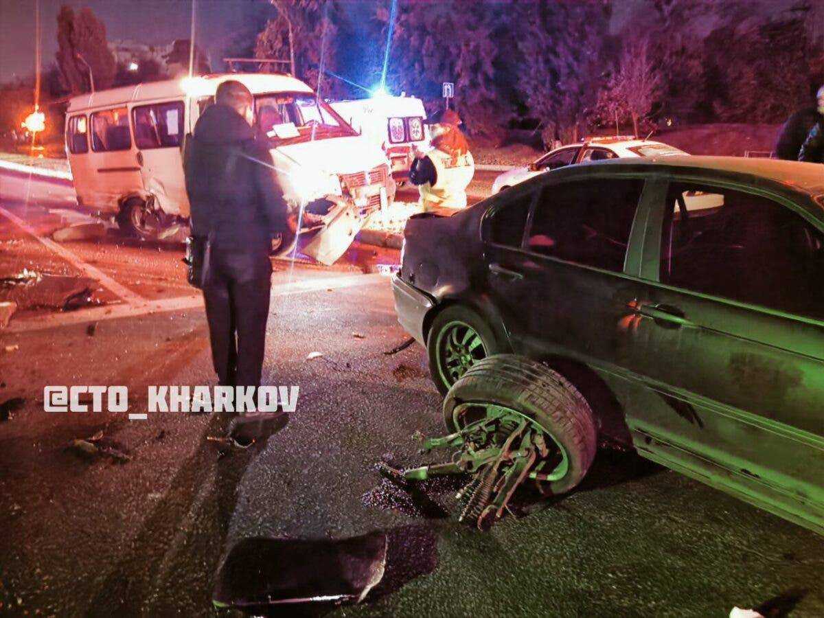 Пьяный футболист устроил крупное ДТП в Харькове
