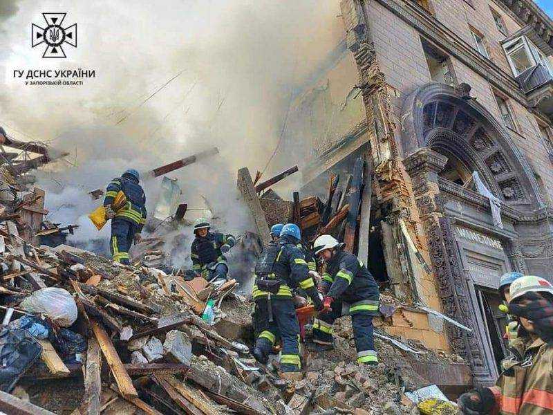 В Запоріжжі зросла кількість загиблих в результаті ракетної атаки